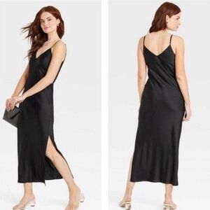 a new day Black Slip Dress